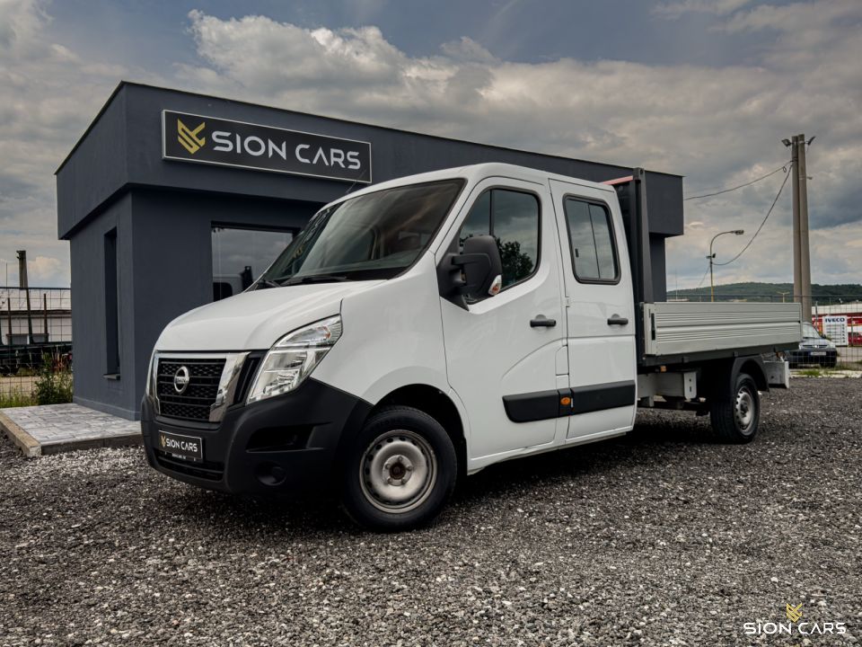 Nissan NV400 2.3dCi L2 100kW Double Cab 7-miest Valník