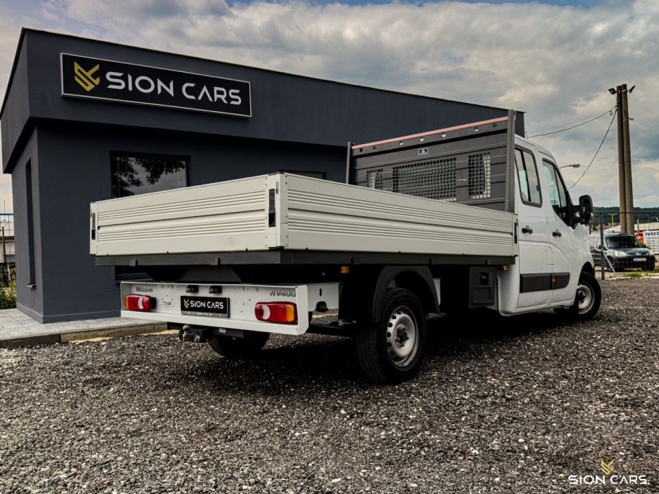 Nissan NV400 2.3dCi L2 100kW Double Cab 7-miest Valník